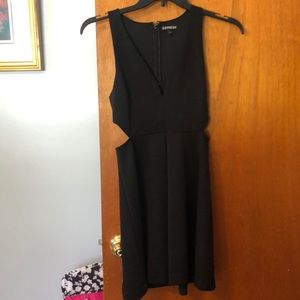 Skater dress with side cutouts!